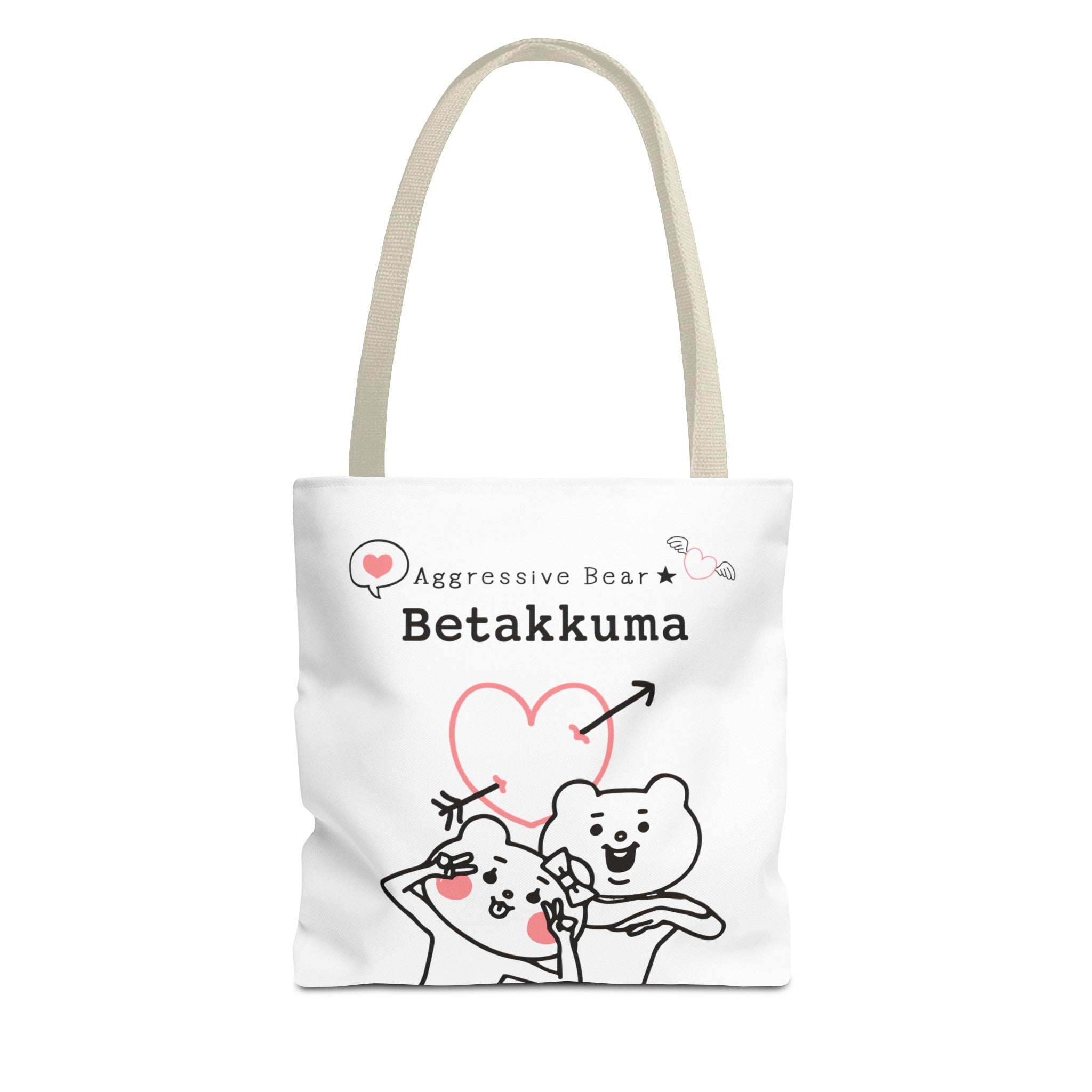 Betakkuma Arrow Heart Tote Bag